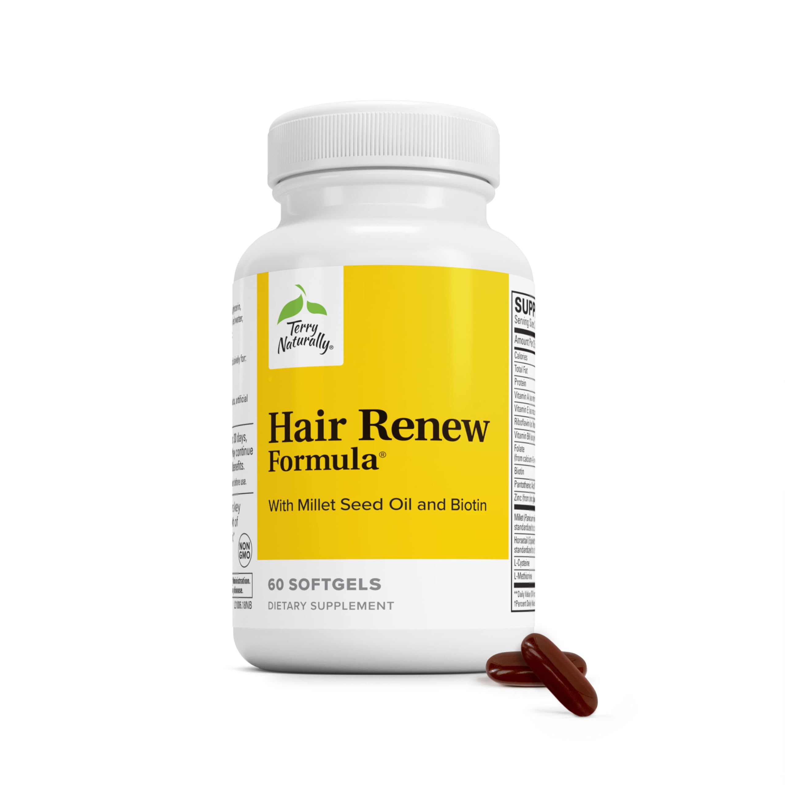 Terry Naturally Hair Renew Formula - Healthy Hair Growth - 60 Count
