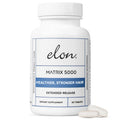 Elon Matrix 5000 - Biotin 5000mcg Vitamins for Hair Growth w/Extended Release - Promotes Healthy & Strong Hair & Nails - (60 Day Supply)