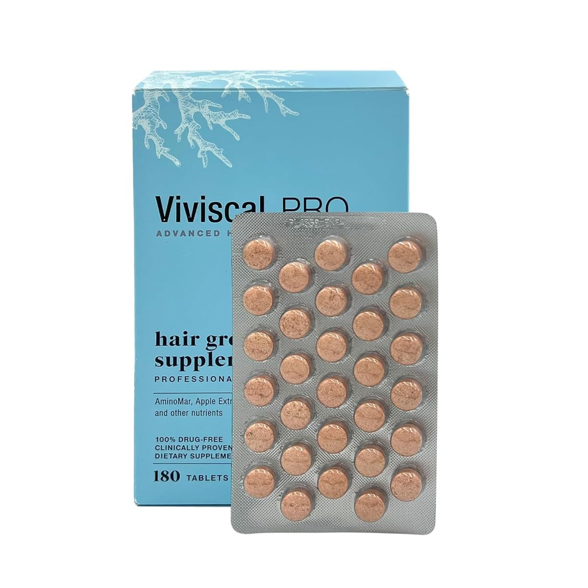 Hair Growth Support Supplement (New Packaging) (180 Tablets, Supplement)