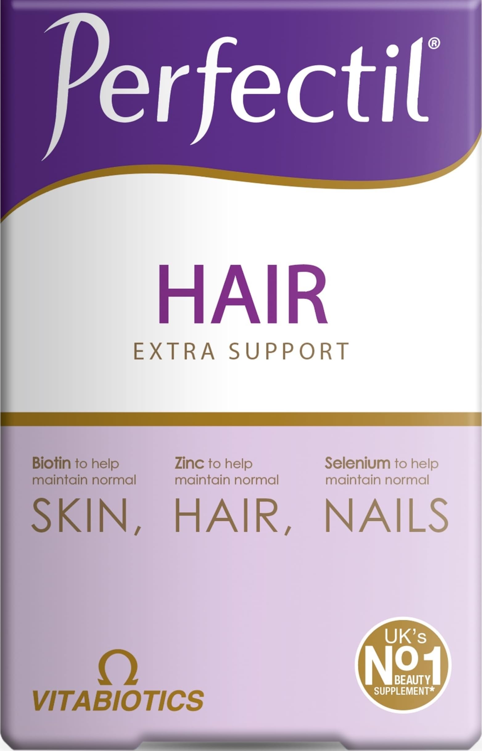 Perfectil Vitabiotics Multivitamin | Hair Growth and Thickening Formula | Supports Thicker, Healthy Hair | Vitamin D, E, Collagen, Biotin, and More
