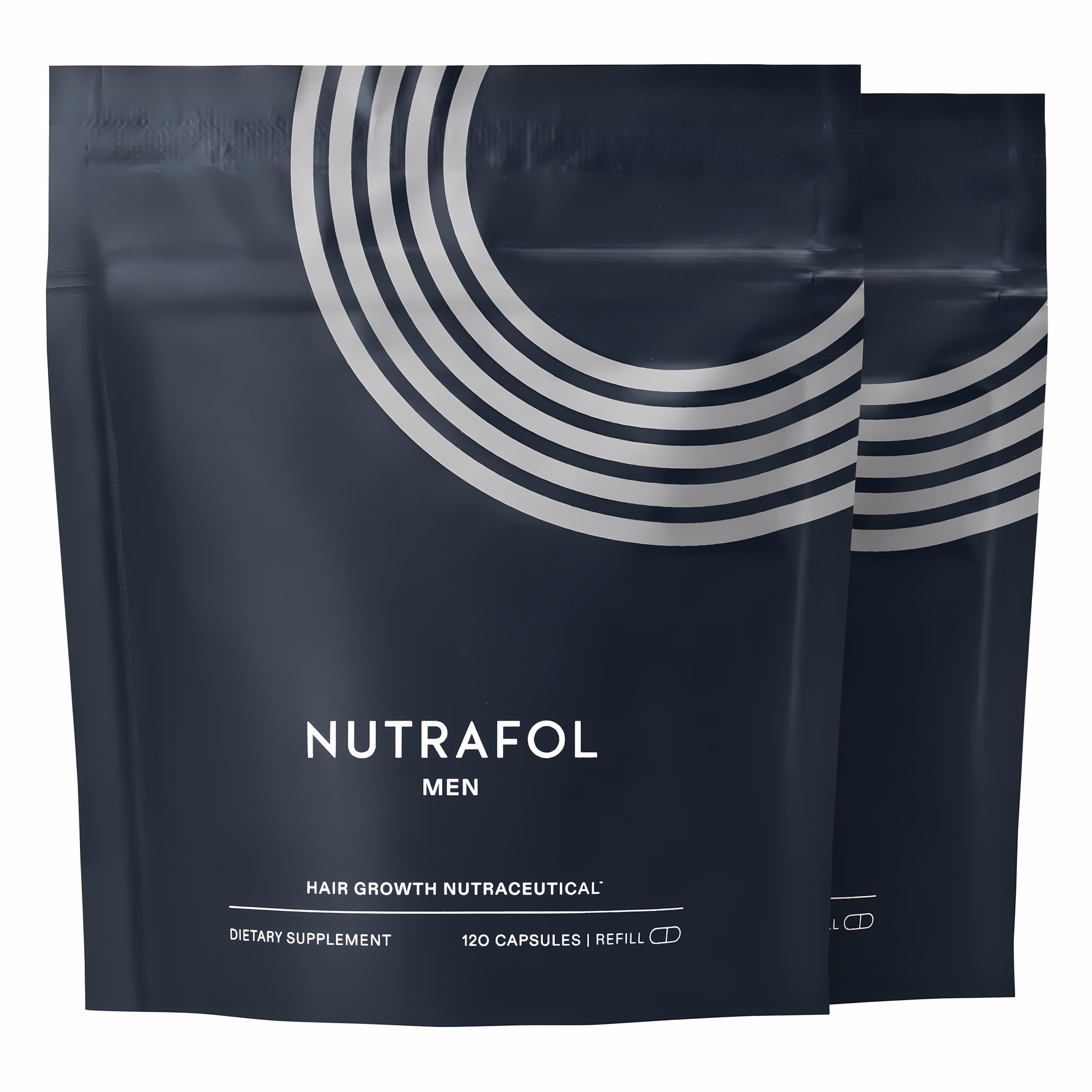 Nutrafol Men Hair Growth Supplements, Ages 18-49, 2-Month Pouches